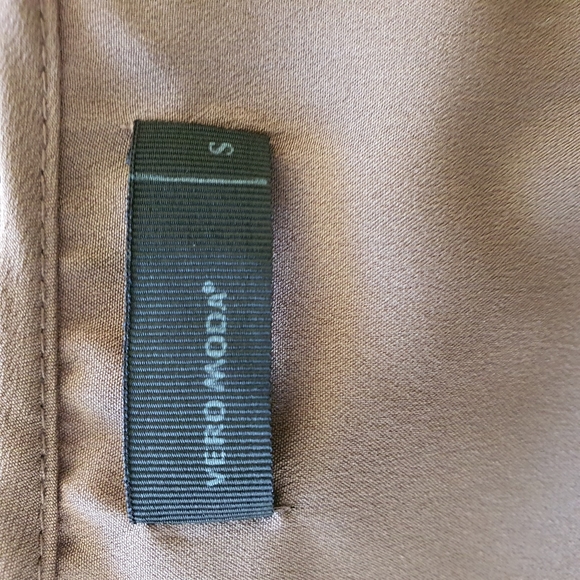 Vero Moda Brown Racerback Dress with Ruffle Cap Sleeves Size 10 - Picture 5 of 6